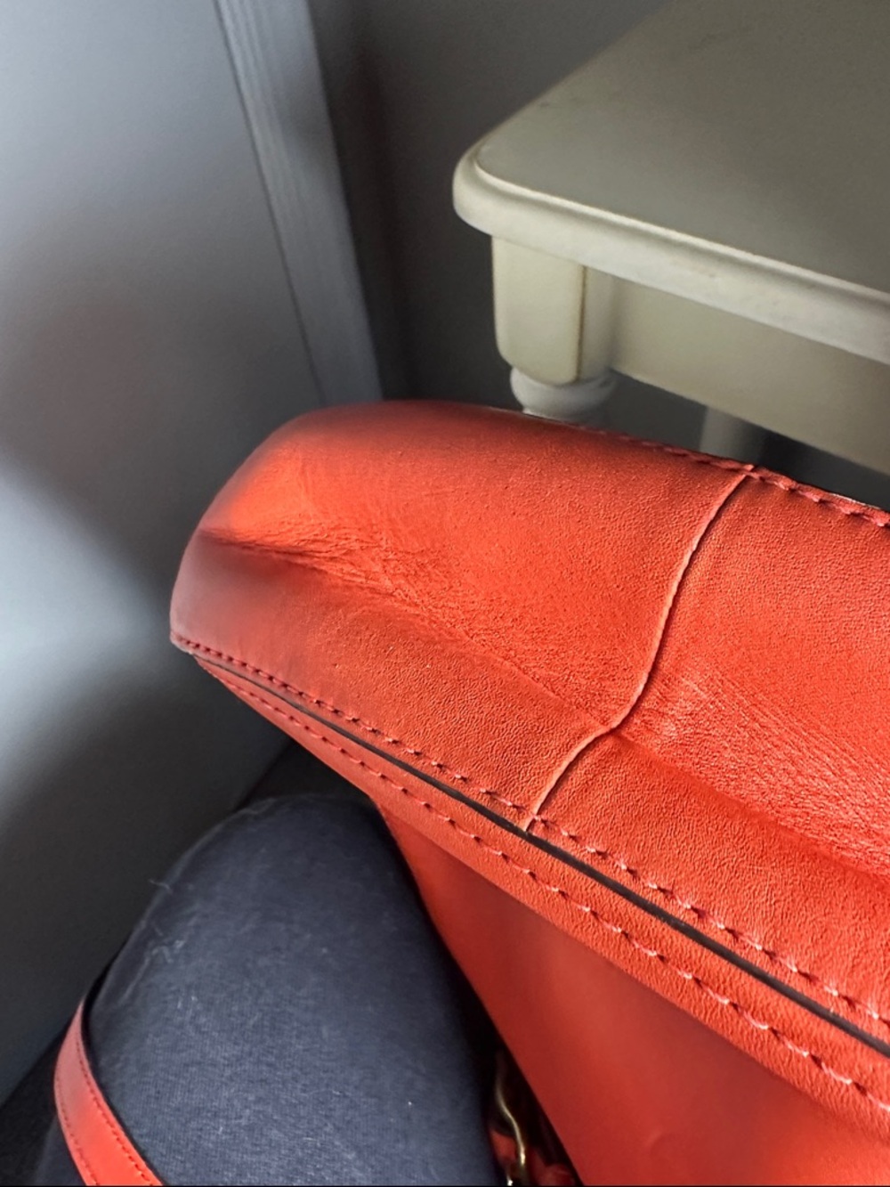 Coach Willis legacy y2k 70th AnniversaryClassic Orange Leather Crossbody Bag - Picture 13 of 16